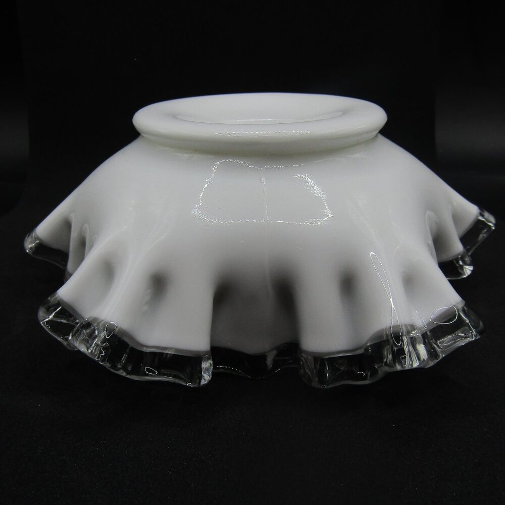 Fenton Silver Crest Ruffled Candy Dish - Picture 5 of 8
